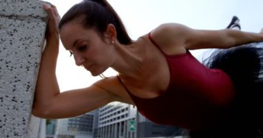 4 k kaldırımda germe balet Close-up