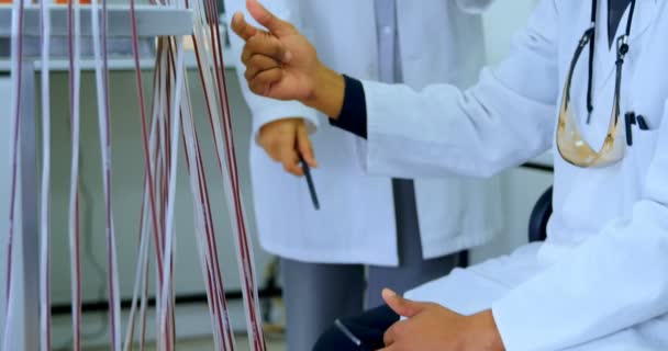 Kan Torbası Kan Bankası Analiz Laboratuvar Teknisyenleri — Stok video