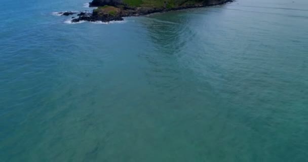 Flygfoto Över Mitt Havet — Stockvideo