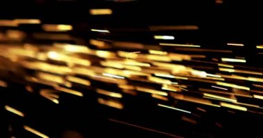 Değirmeni Close-up atölye 4 k düşen kıvılcımlar