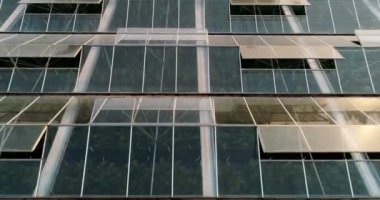 Güneşli bir günde 4 k çatı cam ile kaplı yeşil çiftlik