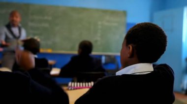 Okulda sınıfta okuyan Schoolkids 