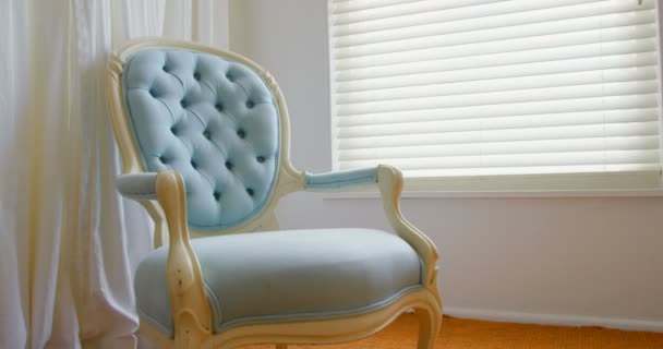 Chaise Vide Maison Chaise Accent Bleu — Video