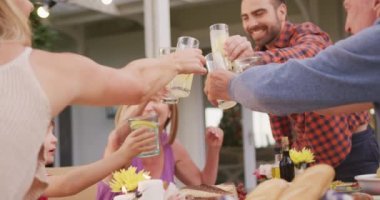 Çok nesildir Kafkas ailesi bahçede birlikte vakit geçirir, yemek masasında oturur, ağır çekimde kadeh kaldırır..