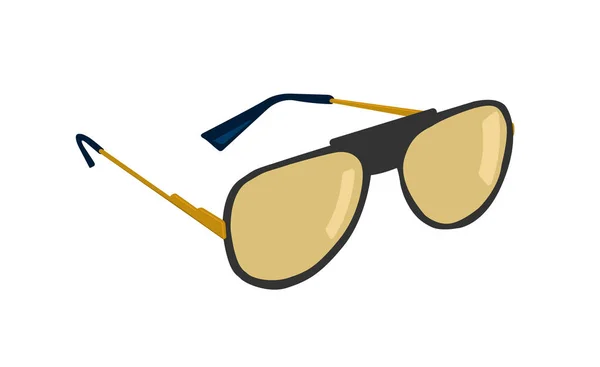 Сонцезахисні окуляри ізольовані на білому тлі. Векторні ілюстрації . — стоковий вектор