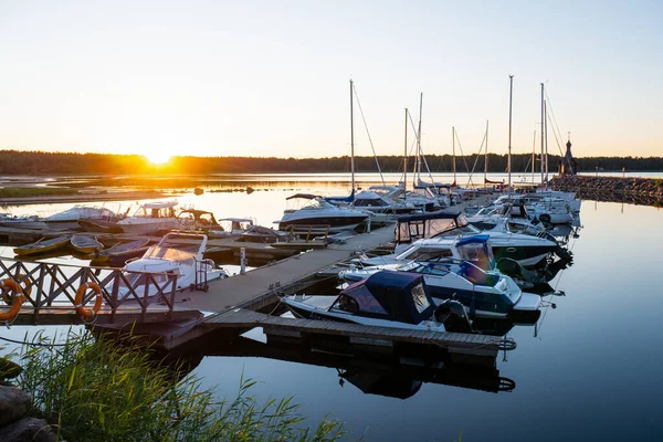 Yacht club, with a lot of yachts and boats, ships.