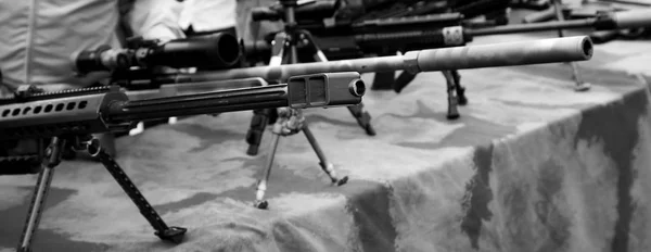 Broń Maszynowa Konflikt Zbrojny — Zdjęcie stockowe