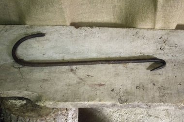 Kasap et, hayvan mea asmak için nesne ayrıntı için kanca