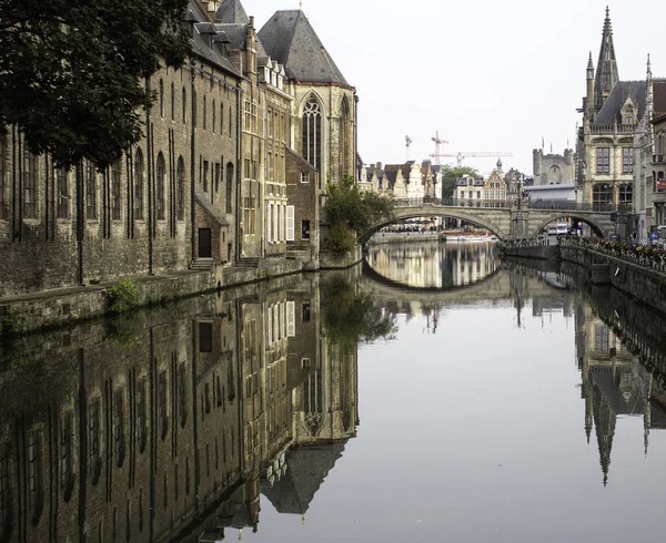 Canali Acqua Amsterdam Viaggi Turismo Paesaggio — Foto Stock