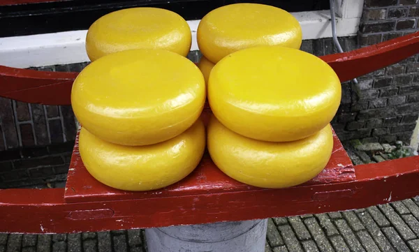 Typisch Holländischer Käse Traditionelle Lebensmittel Geschäfte — Stockfoto
