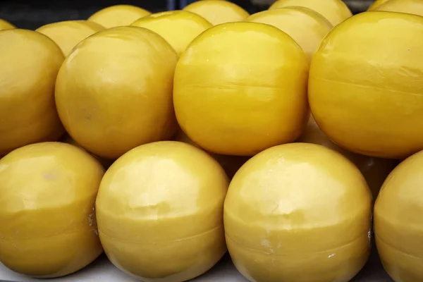 Queijo Holandês Típico Comida Tradicional Lojas — Fotografia de Stock