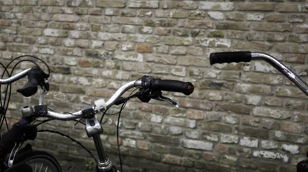 Typical Bicycles Parked Holland Transport Detail City Tourism Europe — Stock Photo, Image