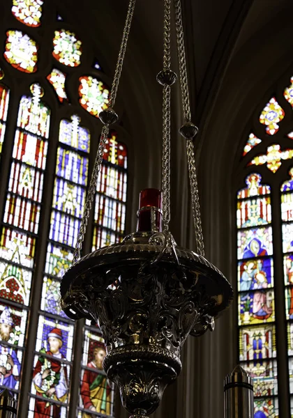 Vitray Pencereler Kutsal Kilise Din Hıristiyanlık — Stok fotoğraf