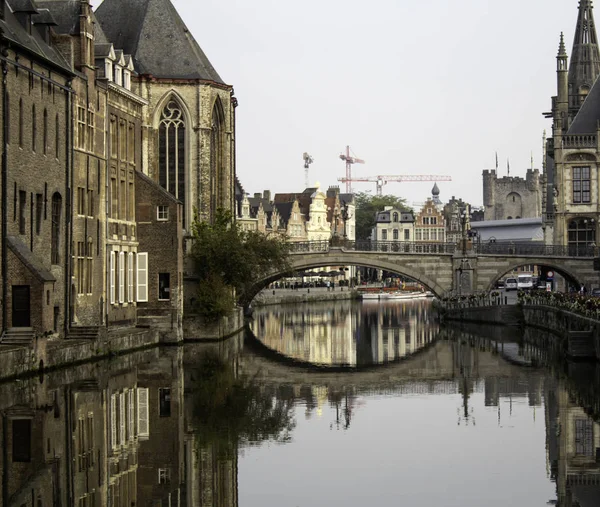Canali Acqua Amsterdam Viaggi Turismo Paesaggio — Foto Stock