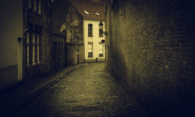 Tipik Hollanda ev, Avrupa şehri detay