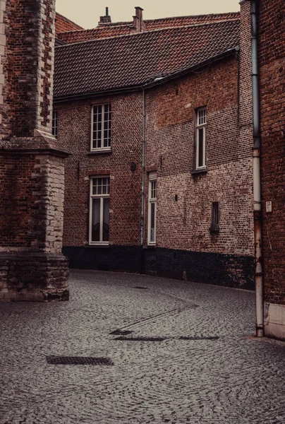 典型的荷兰的房子 细节欧洲城市 — 图库照片
