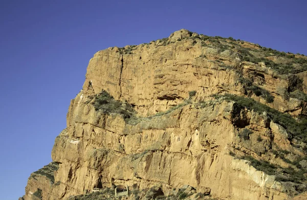 Cracked Dry Mountains Climate Change Environment — Stock Photo, Image