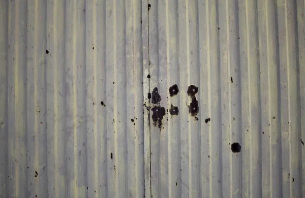 Испорченный Грязный Металлический Фон Деталь Стальной Двери Вниз Грязные Исследование — стоковое фото
