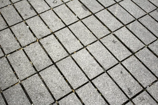 Fußbodenfliesen Aus Stein Der City Street Bau — Stockfoto