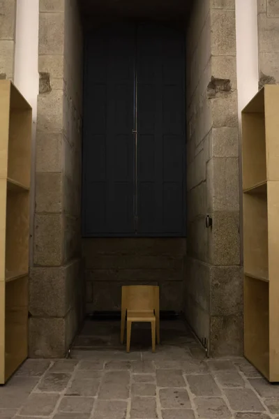 Krzesło Wnętrza Biurowe Budownictwo Architektura — Zdjęcie stockowe