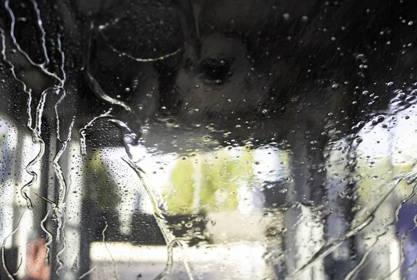 Samochód Myjni Przemysłowej Higienie Czyszczeniu Pojazdów — Zdjęcie stockowe