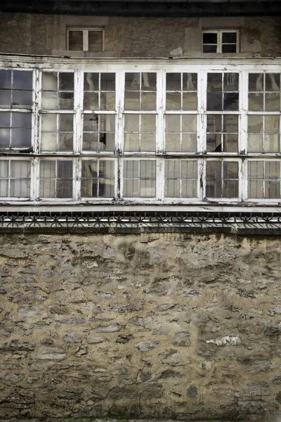 Abandoned houses city — Stock Photo, Image