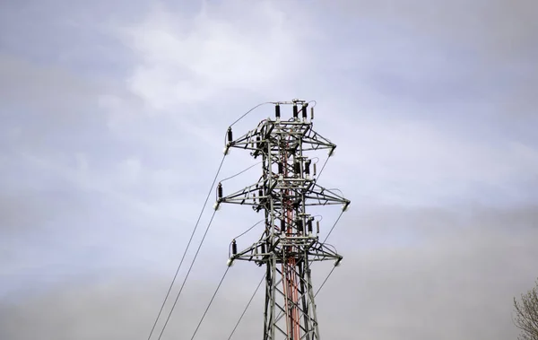 Cielo torre elettrica — Foto Stock