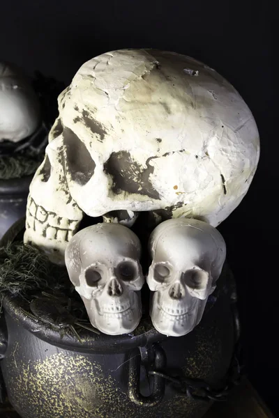 Fear skulls halloween — Stock Photo, Image