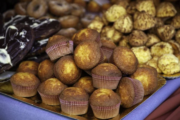 Cupcakes und Schokolade basteln — Stockfoto