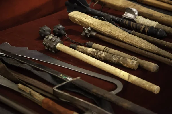Ortaçağ kılıç zırh — Stok fotoğraf