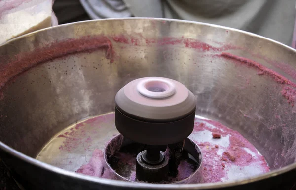 Cotton candy machine — Stock Photo, Image