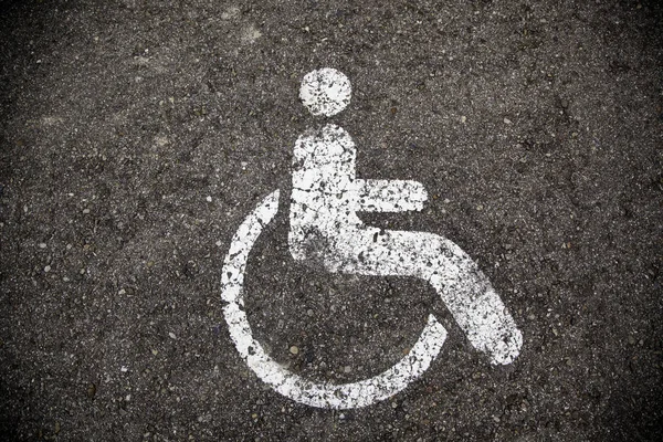 Parking for the disabled — Stock Photo, Image