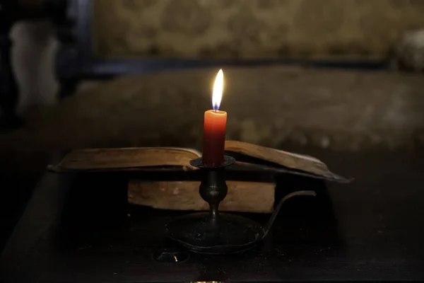 Βωμός με κερί — Φωτογραφία Αρχείου