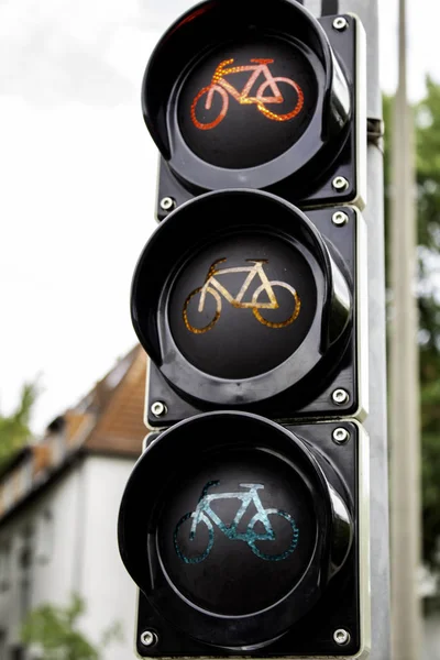 Bicycle traffic light — Stock Photo, Image