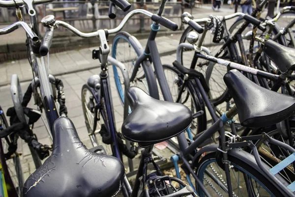 Bici en Amsterdam — Foto de Stock