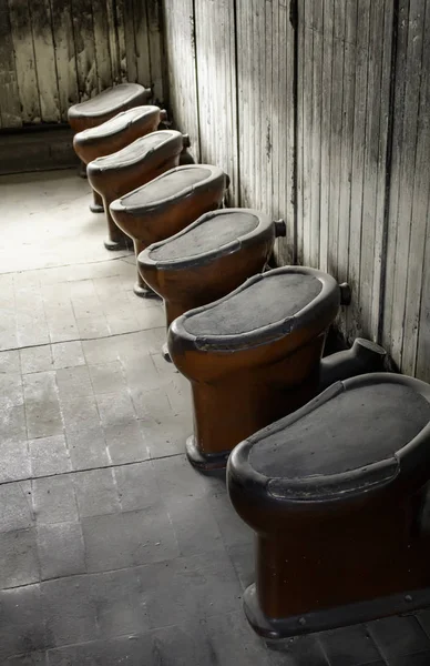 Detalhe do campo de concentração de sachsenhausen — Fotografia de Stock