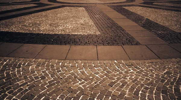 Floor tile street — Stock Photo, Image