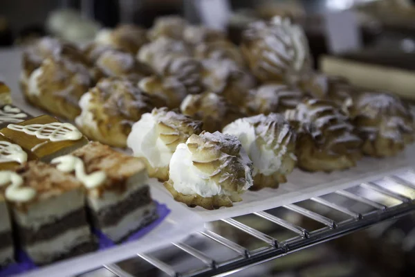 Snacks de pâtisserie à la crème — Photo