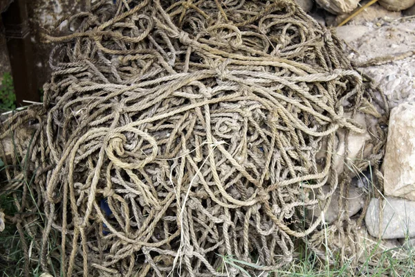 Vázané lano — Stock fotografie