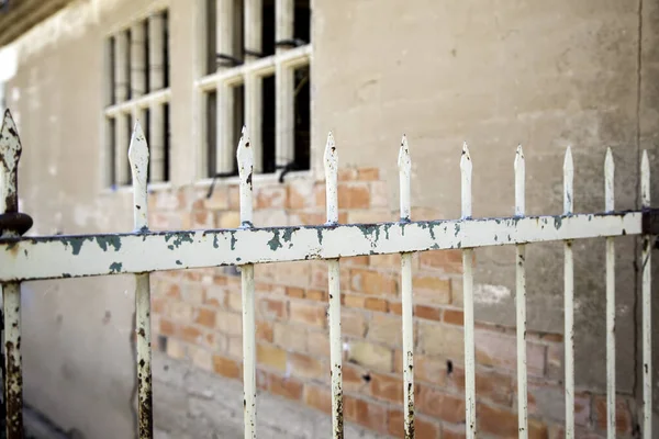 Wire Fence Electified Contretacion Field Barrier War Victims — Stock Photo, Image