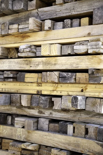 Výroba Dřevěných Desek Pilařství Recyklace Průmysl — Stock fotografie