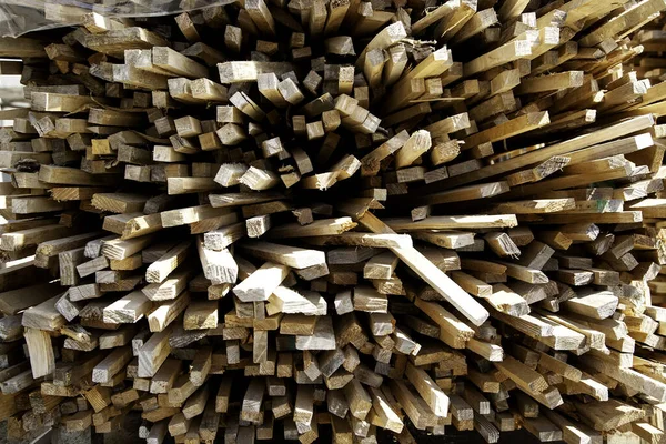 Fabbricazione Tavole Legno Segheria Riciclaggio Industria — Foto Stock