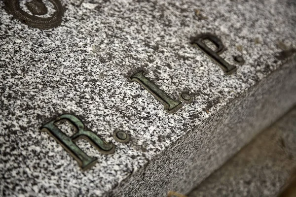 Niches Dans Cimetière Lieu Sacré Religieux Christianisme — Photo