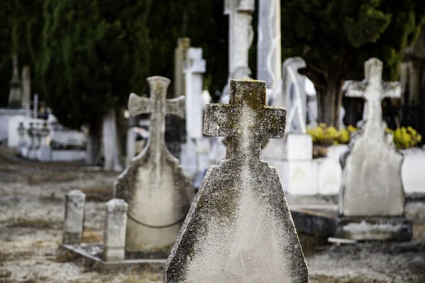 Mezarlıktaki Boşluklar Kutsal Dini Yerler Hıristiyanlık — Stok fotoğraf