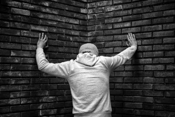 Man Street Gang Delinquency Drugs Violence — Stock Photo, Image