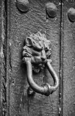 Tahta kapı tokmağı, inşaat ve mimari, doku ve arkaplan