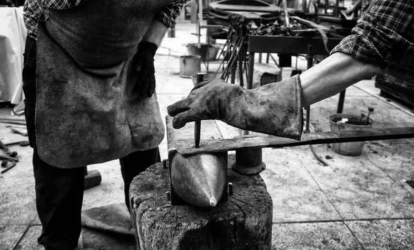 Fire Forge Detail Work Iron Industry — Stock Photo, Image