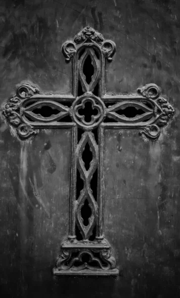 Dörr Kyrkogården Kyrka Död Och Religion Kristendom — Stockfoto
