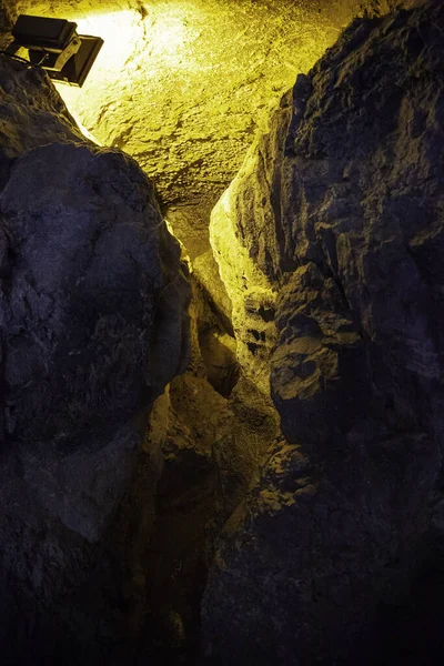 ツガラムルディ洞窟 内部の岩の洞窟 自然景観 — ストック写真