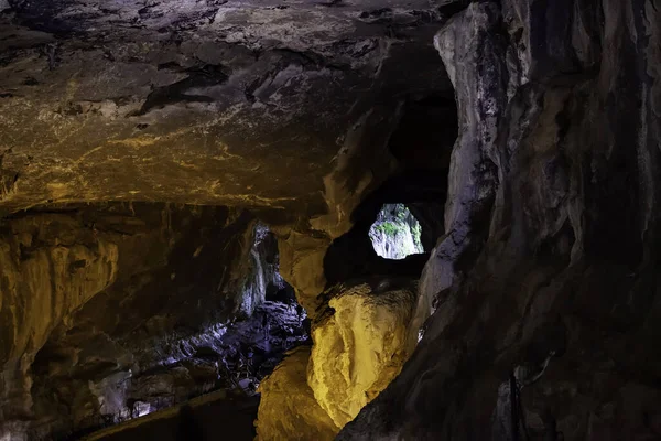 Zugarramurdi Caves Interior Rock Cave Natural Landscape — Stock Photo, Image